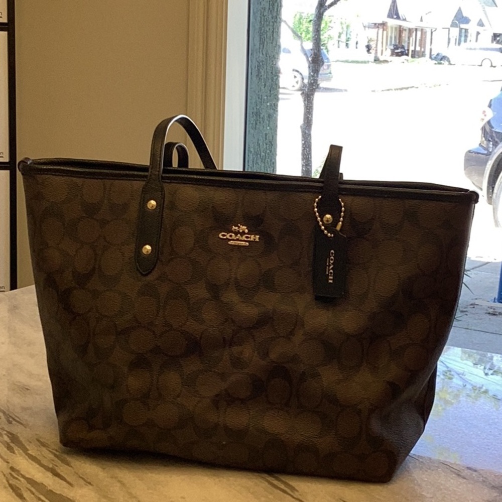 Coach Brown Tote Bag